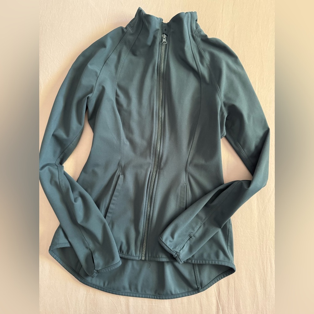 Yogalicious Teal Full-Zip Active Jacket - Size S